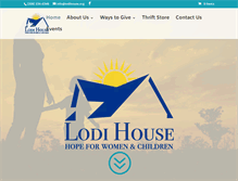 Tablet Screenshot of lodihouse.org